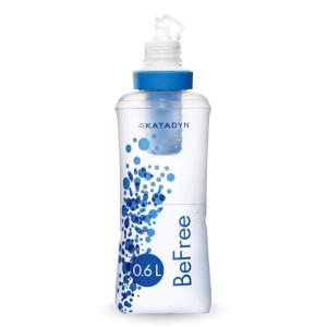 image:imageKatadyn BeFree Collapsible Water Filter Bottle 06L for Hiking Trail Running amp Backpacking  Ultralight 59g Squeeze Filter Removes Bacteria Protozoa amp Sediment BPAFree EZClean Membrane06L  Slate Blue