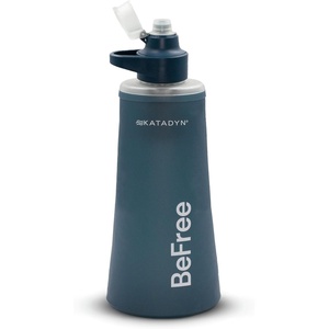 image:imageKatadyn BeFree 10L Ultralight Collapsible Water Filter Bottle for Hiking Camping BackpackingNew Model  Slate Blue